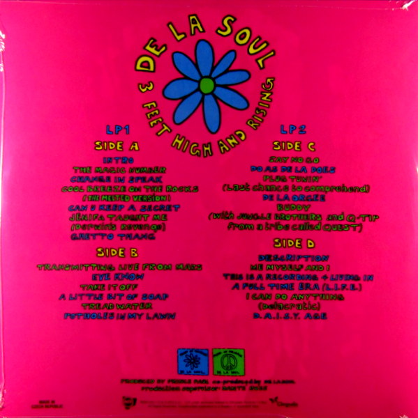 3 feet high and rising - Yellow Col Vinyl LP